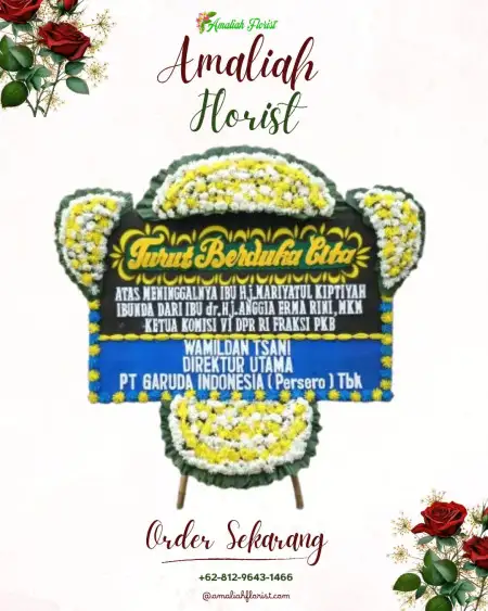 Papan Bunga Duka Ciandam