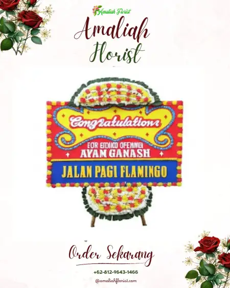Sewa Papan Bunga Ciandam